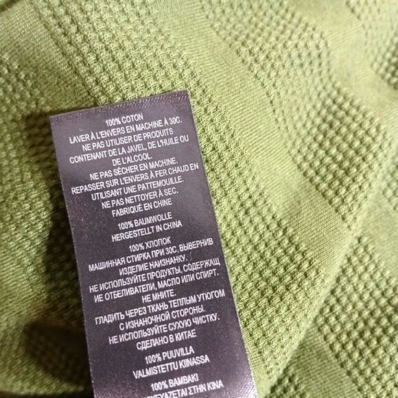 Ted Baker Green Penine Textured Polo Shirt Size 6 - Picture 8 of 8